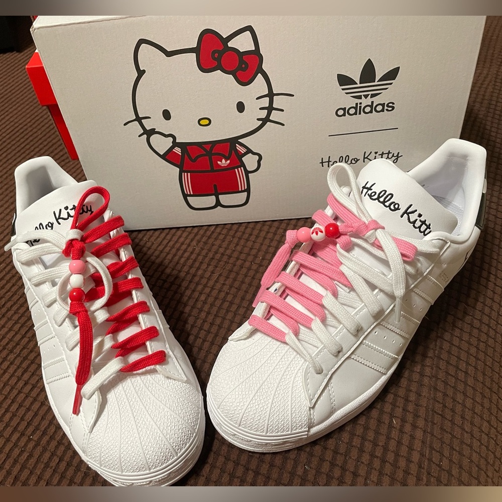 Size 8 Hello Kitty Adidas